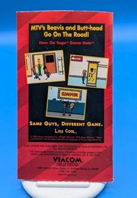 MTV's Beavis and Butt-Head (Sega Genesis, 1994) CIB w/ Manual & Poster Tested