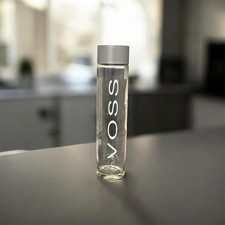 Glass Voss Water Bottle  (800ml) Empty Large