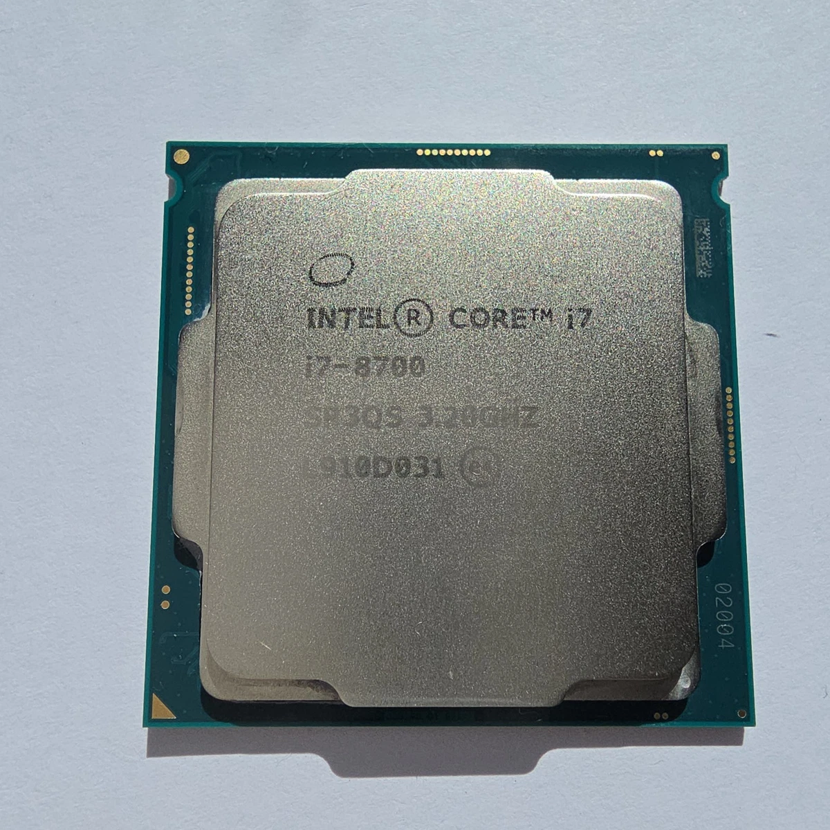 CPU Intel CORE i7-8700 Intel Core i7-8700 Processor Model 6 Core Computer Processors for