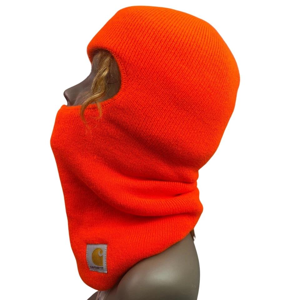 Carhartt Balaclava Ski Mask Adult Hunting Orange Thinsulate Outdoors - Image 3 of 4