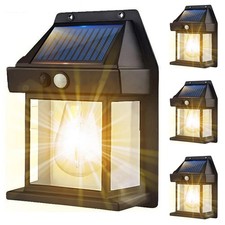 Image of Super Bright Solar Powered Fence Wall Lights LED Outdoor Garden Security Lamp