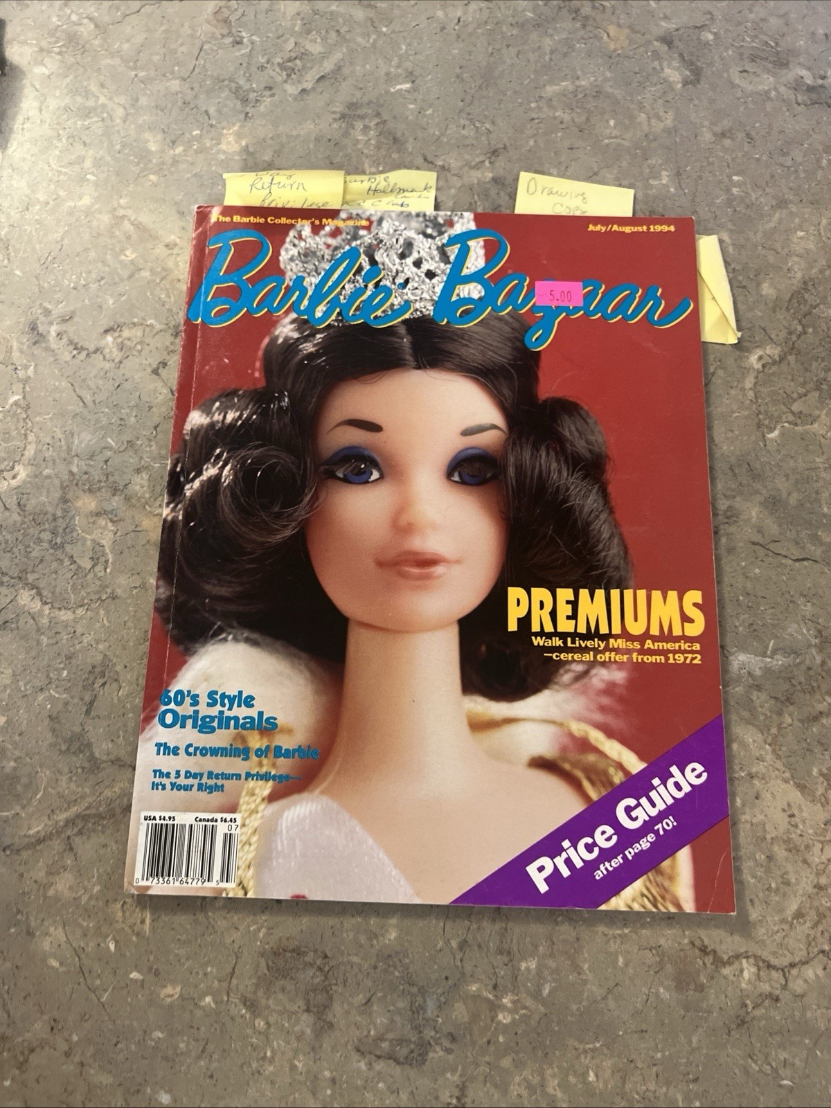 Vintage Barbie Bazaar July/August 1994 The Barbie Collector’s Magazine