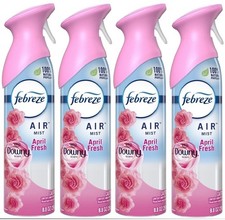 4 Febreze Air Mist DOWNY APRIL FRESH Odor Fighting Air Freshener Room Spray Mist