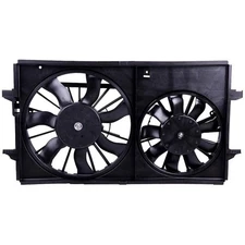 AC Condenser Cooling Fan Electric Plastic For 2004-2007 Chevy Malibu 3.5L V6