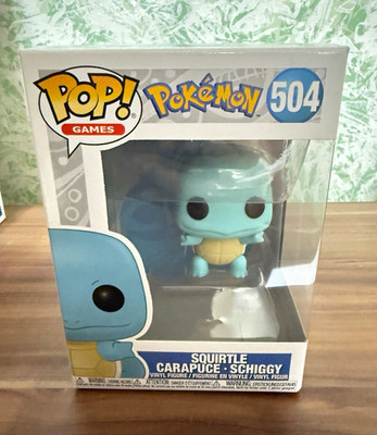 Funko Pop! Games Pokémon Schiggy (Squirtle) Vinylfigur #504 Vinyl blau/gelb