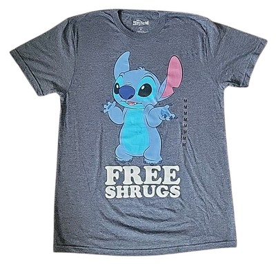 Disney Stitch Free Shrugs T Shirt Size M