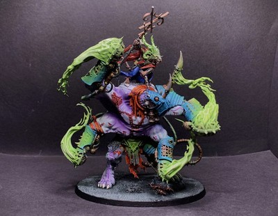 Thanquol on Boneripper pro painted Warhammer AoS Skaven Horned Rat Stormfiends