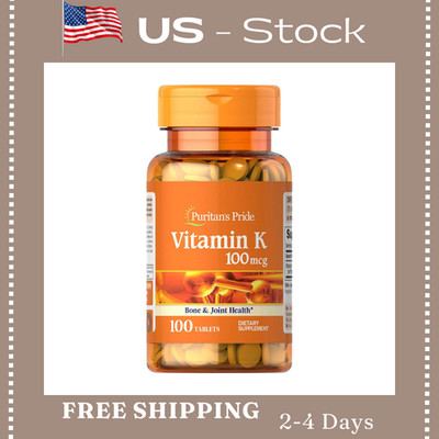 Premium Vitamin K 100Mcg, Dietary Supplement for Bone, Joint, and Blood Clotting