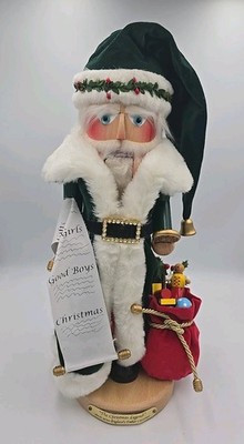Steinbach Nutcracker Signed Retired English Father Christmas Legends Series 18''