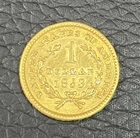 1853 Liberty Head Gold Dollar Coin - VF-EF Details - Nice Circulated Type 1