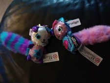 Smiggle Key Rings x 2 Purple & Pink