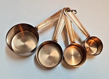 Set of (4) Copper Measuring Cups