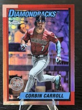 2025 Topps Chrome Update Series - 1990 Topps Baseball Corbin Carroll #90CU-12