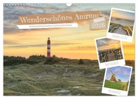 WunderschöNes Amrum (Wandkalender 2026 DIN A3 Quer), Calvendo Monatskalender