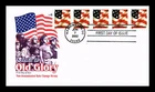 US COVER OLD GLORY NON-DENOMINATED RATE CHANGE FIRST DAY ISSUE ARTMASTER