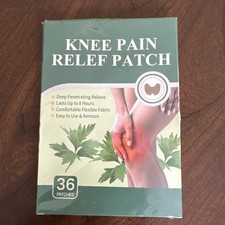 NEW/SEALED Knee Pain Relief Patches, Herbal Warming Plaster, 36 patches Exp06/26