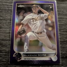 2022 Topps Chrome Update Series - Mackenzie Gore #USC182 Purple Refractor (RC)