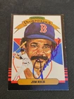 1985 Donruss Diamond Kings JIM RICE In-Person Signed Autographed AUTO