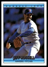 Jeff Russell 1992 Donruss #129 Texas Rangers MLB READ FREE SHIPPING AutographDen