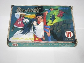 Kage no Densetsu Legend of Kage Famicom NES Japan import +box manual US Seller