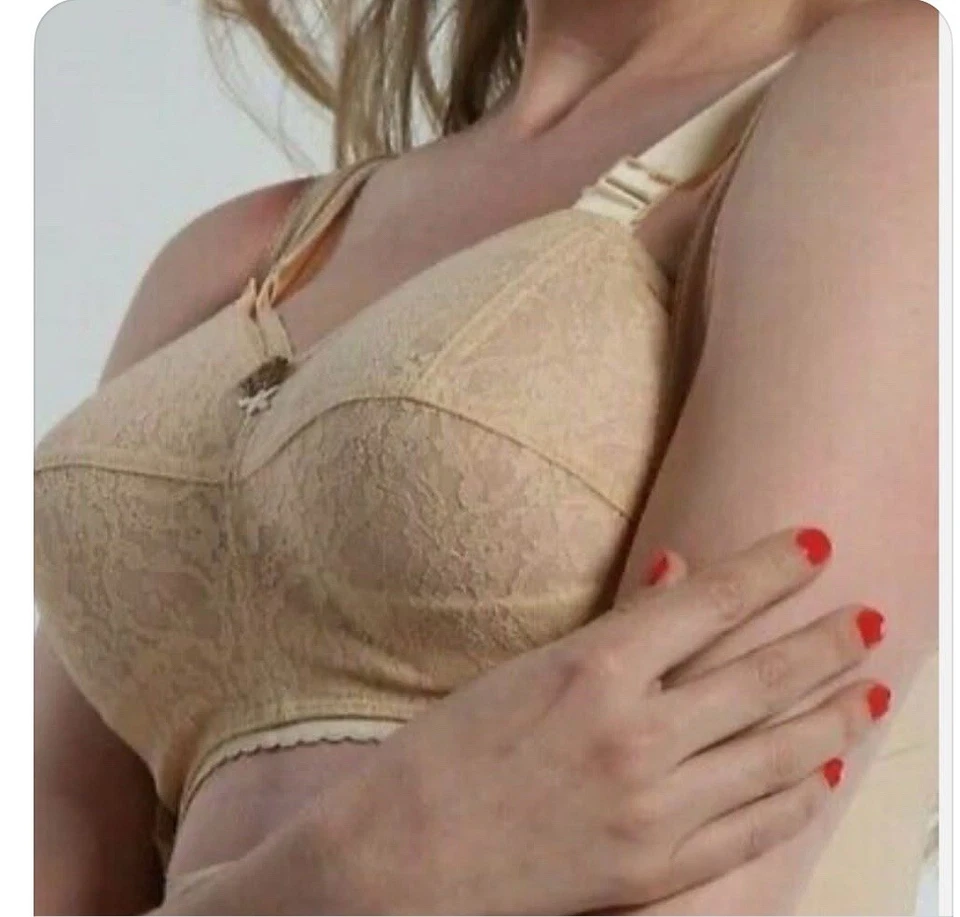 Ardyss Angel 胸罩白色塑形蕾丝无钢丝塑身衣 28G — 第 2/4 张图片