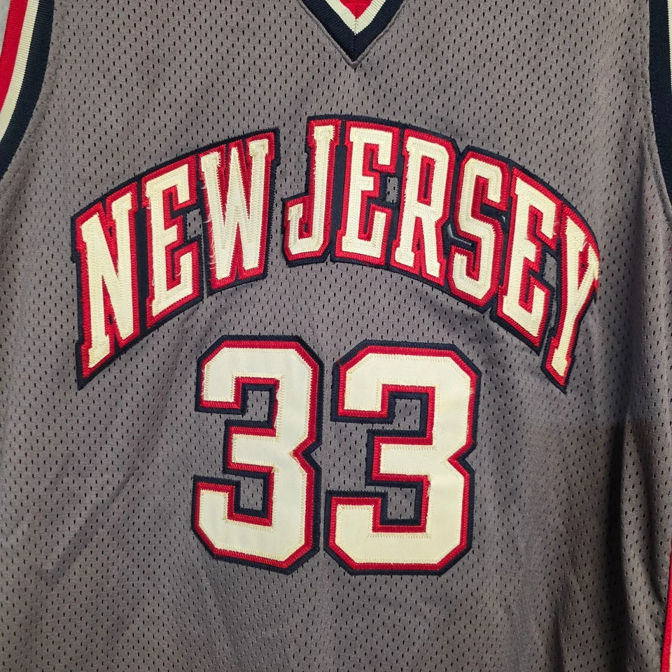 Vintage Champion Authentic New Jersey Nets Stephon Marbury 33 Jersey 52 2XL Sewn - Image 2 of 4
