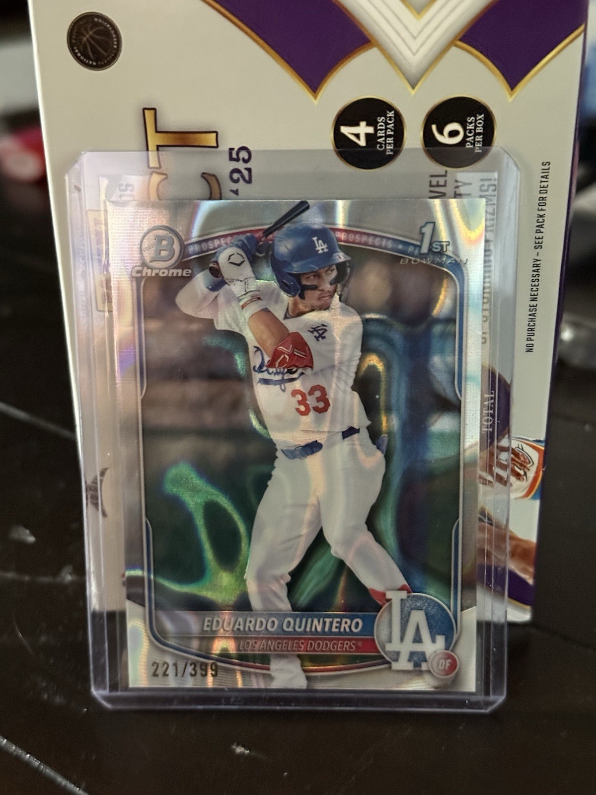 Eduardo Quintero 2025 Bowman Chrome Baseball Lava Refractor /399 Bcp-115