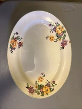 Homer Laughlin China Company Floral Pattern Plate