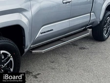 APS Premium 6" Polished Side Steps Fit 24-26 Toyota Tacoma Double Cab Crew Cab