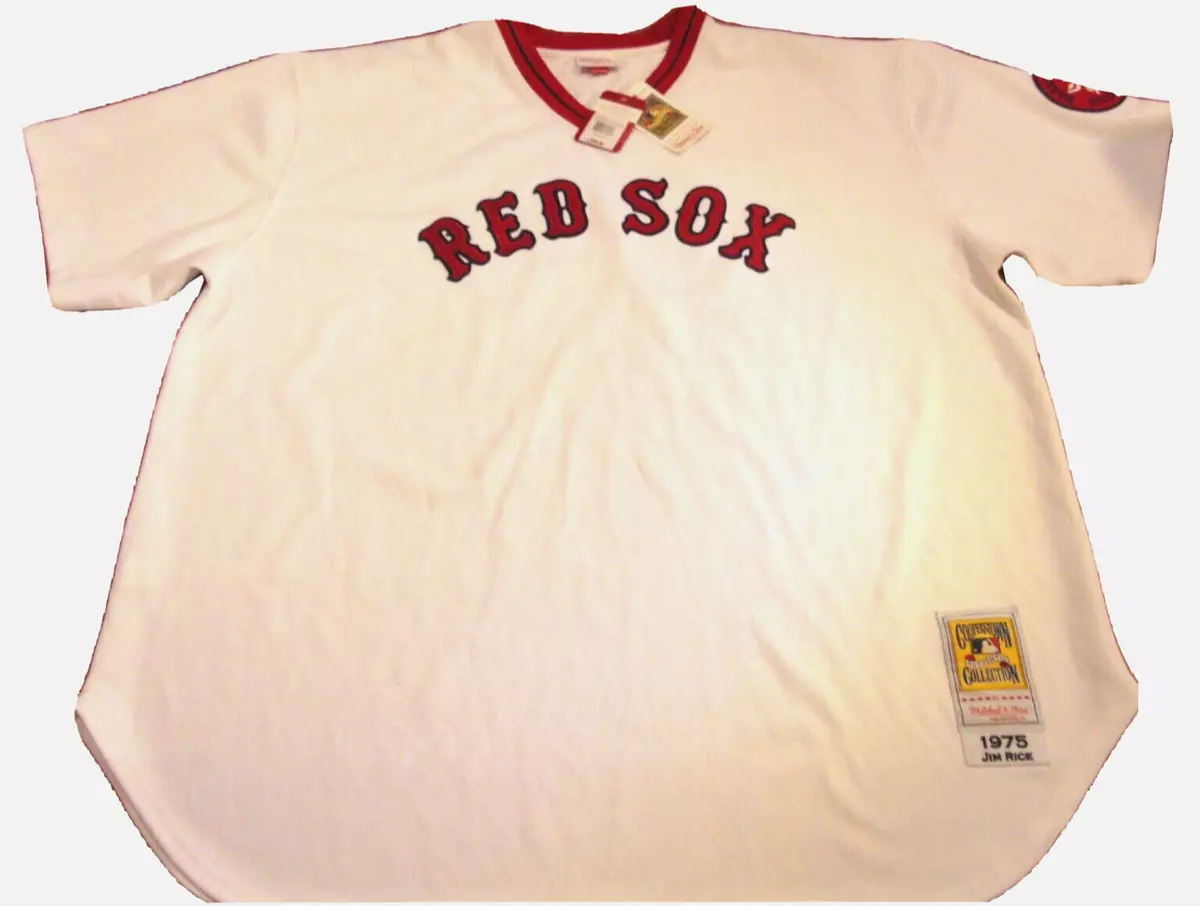 MITCHELL & NESS MLB 1975 BOSTON RED SOX JIM RICE AUTHENTIC JERSEY 5XL 64