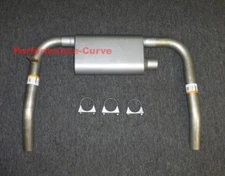 82 - 92 Camaro Firebird Exhaust System w/ Flowmaster 80 Series Muffler 3" In