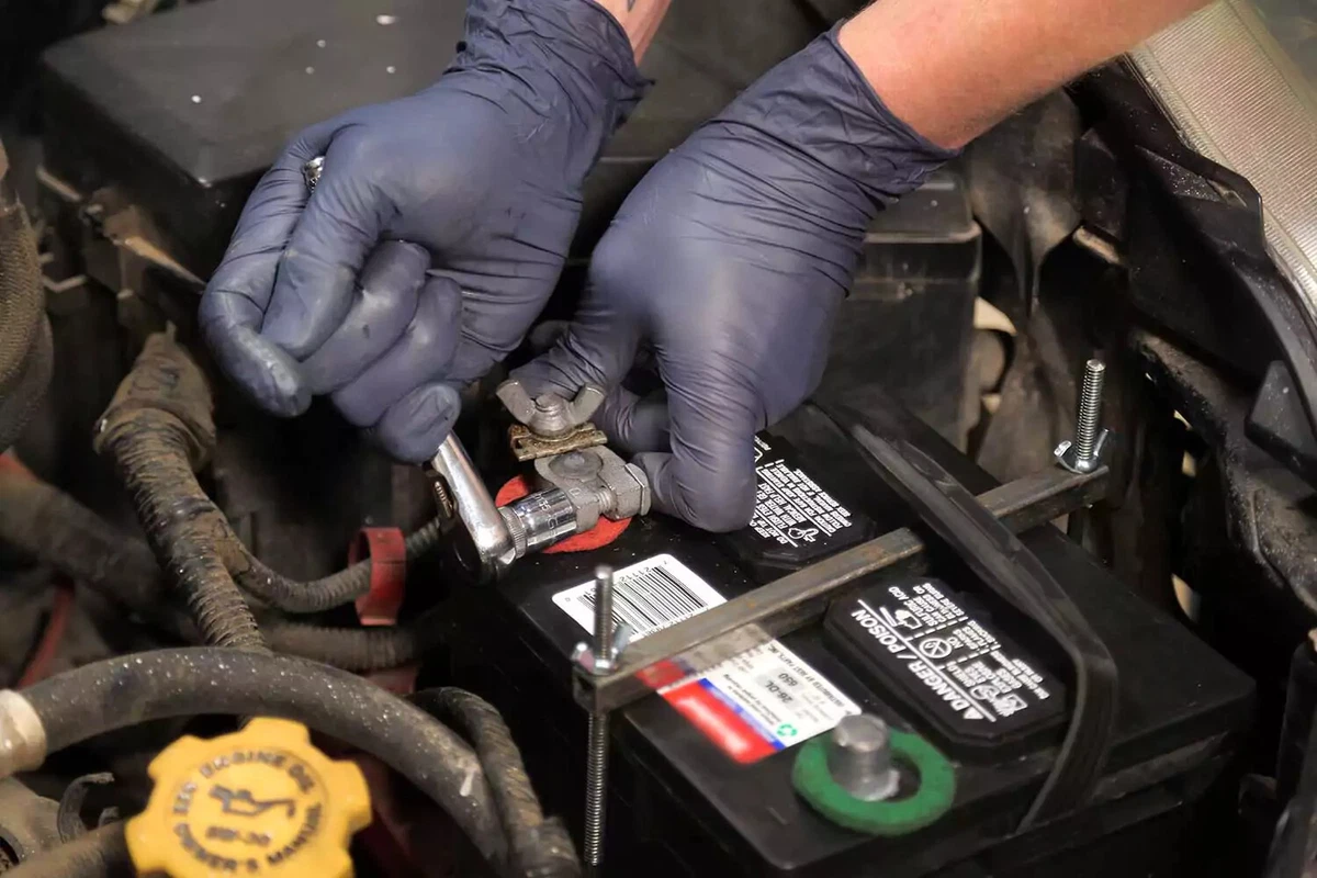 Reinstalling a positive clamp.