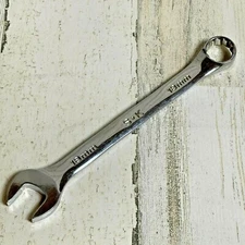 SK Tools 18mm Metric Combination 12 Point Wrench 88318 Chrome Made In USA