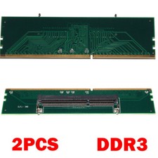 2PCS DDR3 Laptop To DeskTop Memory RAM Adapter Connector Converter USA