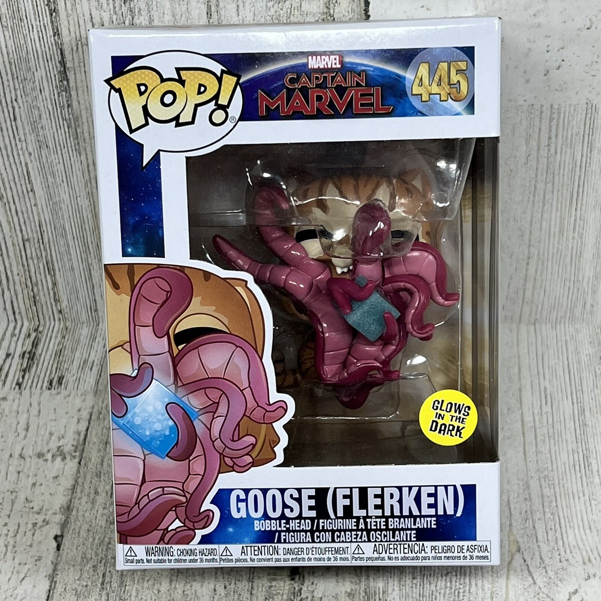 Funko POP! Captain Marvel Goose (Flerken) #445 Bobble-Head Glows