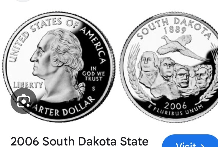 Sacagawea South Dakota Mount Rushmore Rare Quarter | eBay