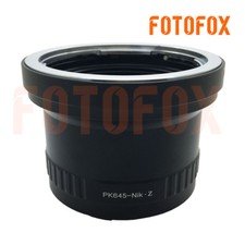 FOTOFOX adapter for Pentax 645 P645 mount lens to Nikon Z full frame camera