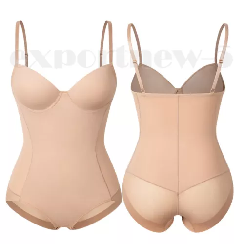 Women's Tummy Control Underwire Bra Bodysuits Body Shaper Leotards Top Jumpsuit - Picture 21 of 23