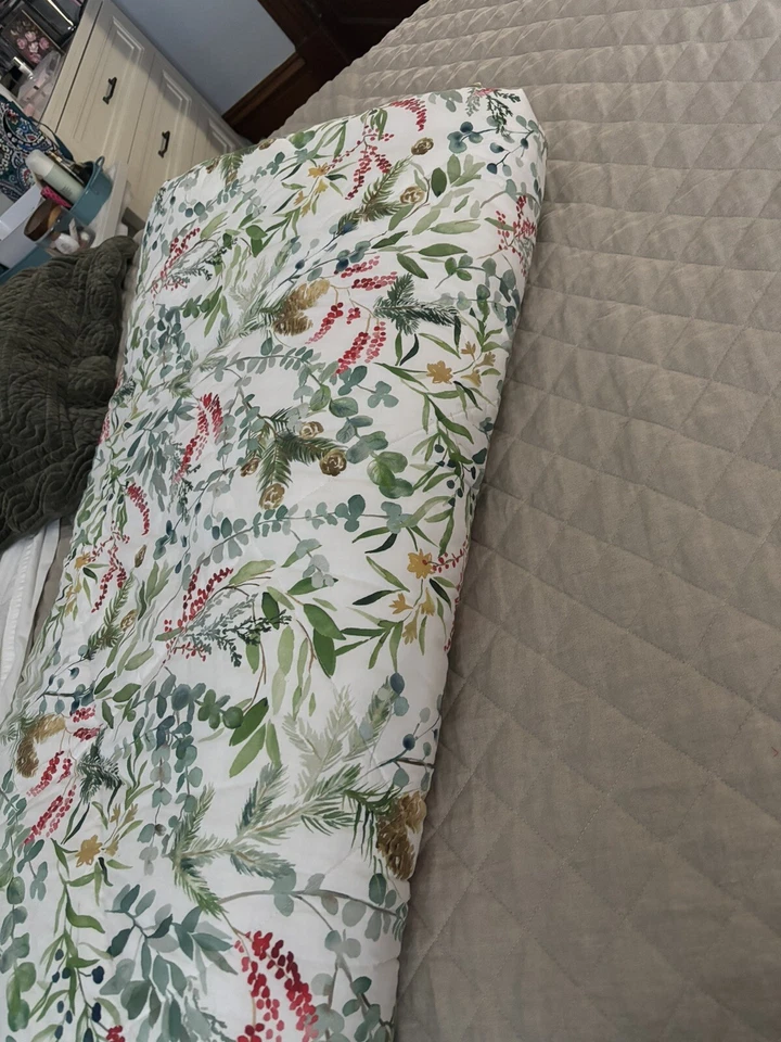 Pottery Barn Birthday comforter bed cover holiday  party Queen thanksgiving . - Image 3 of 4