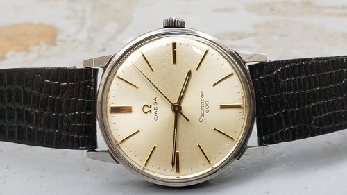 RARE OMEGA SEAMASTER 600 WIND UP 135.011 CAL 601 MENS 34MM WATCH