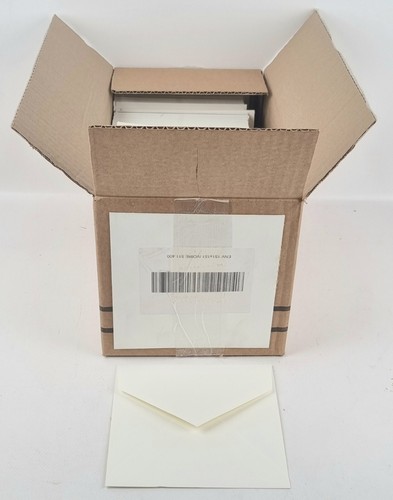 Lot De 100 Enveloppes Carrées Luxe Blanc 16x16 Cm 110g/m² - Format 160x160 Mm