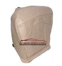 For 2002 Ford F150 Lariat Driver Bottom Leather Seat Cover Parchment Tan For 2002 Ford F150 Lariat Driver Bottom Leather Seat Cover Parchment Tan