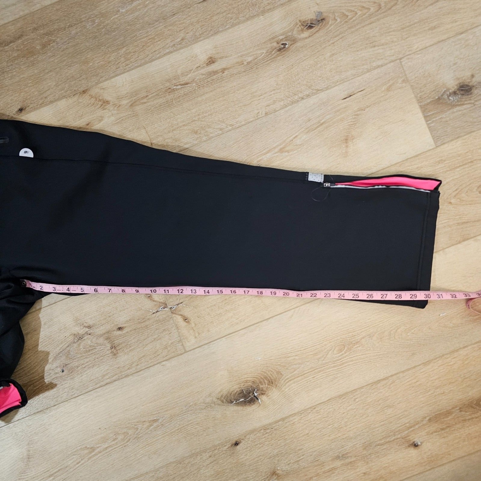 Performance Athletic Gorpcore Black Pink Flare Zi… - image 4