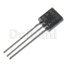 5pcs 2SA673-AC New Hitachi Transistor 500mA 50V 3 Pin TO-92 A673 PNP Si