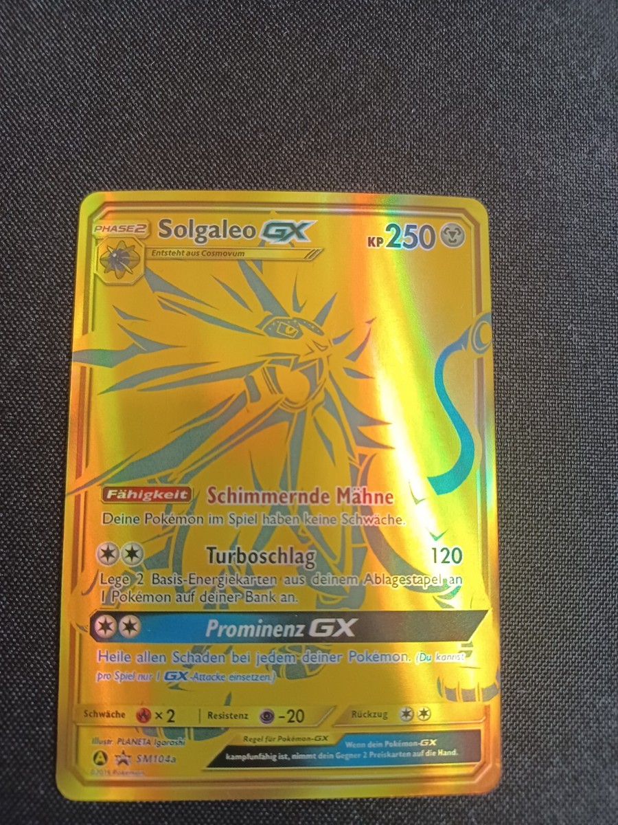 pokemon cards Solgaleo GX SM104a | eBay