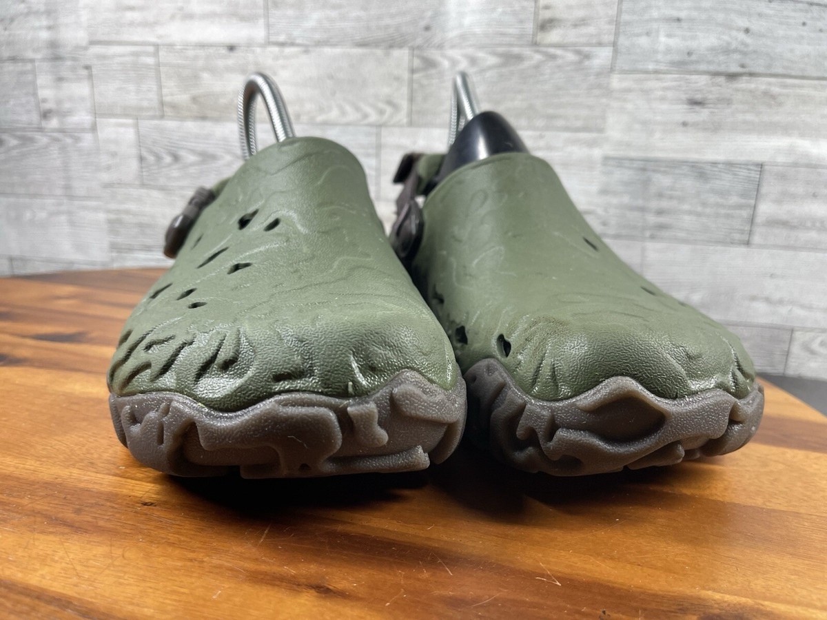 Crocs Sandals Men 6M Wo 8M Atlas All Terrain MTN Shoes Green Ankle