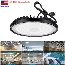 400W UFO LED High Bay Light, IP65 UFO HighBay Shop Garage Lighting with US Plug