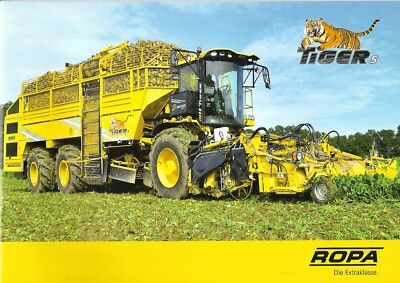 Farm Equipment Brochure - Ropa - Tiger 5 - Beet Harvester c2014 GERMAN (F7539)