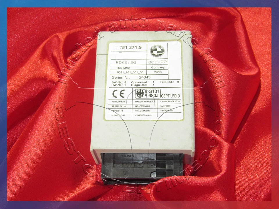 MÓDULO CONTROL PRESIÓN NEUMÁTICOS BMW E46 E39 E38 E53 SERIE 3 5 7 X5 RDC 6751371 Foto 2 de 4