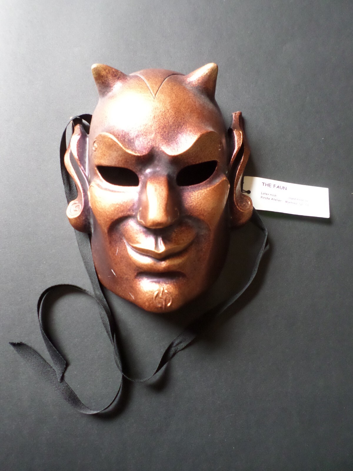 Masquerade Devil Mask Handmade Signed by Atelier … - image 1